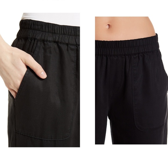 Joie | Black Saphine Cuffed Pull-On Pants Size XS - Picture 4 of 8